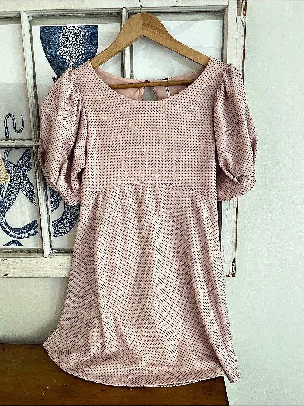 Free People Penelope Mini Dress Pink & Red Size Small